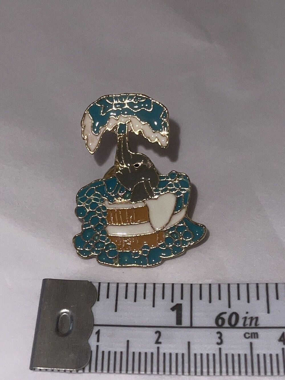 Baby Elephant Pin Brooch